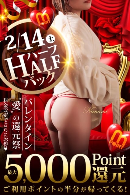 2/14(土)モアポハーフバック開催！！ 横浜人妻花壇本店 (新横浜発)