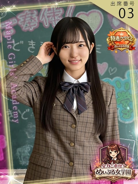 城戸まどか 全力ご奉仕！めぃぷる女学園 (彦根発)