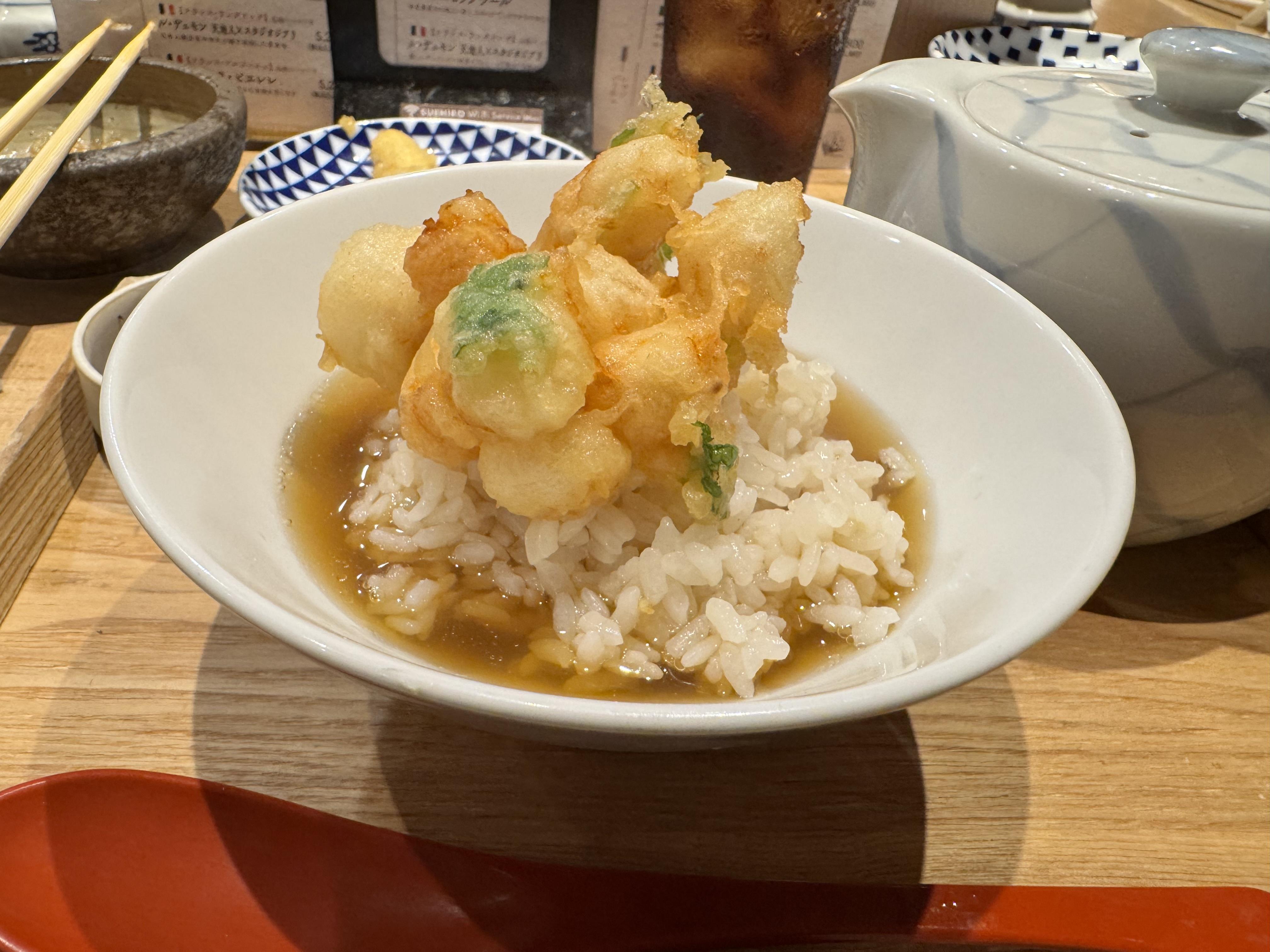 天ぷら屋専門店に行ってきた