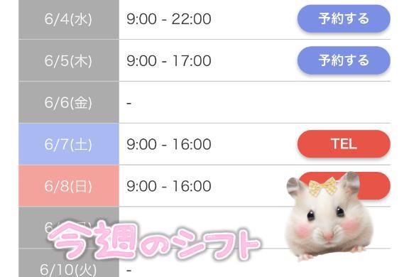 今週🗓<img class="emojione" alt="💓" title=":heartbeat:" src="https://fuzoku.jp/assets/img/emojione/1f493.png"/>