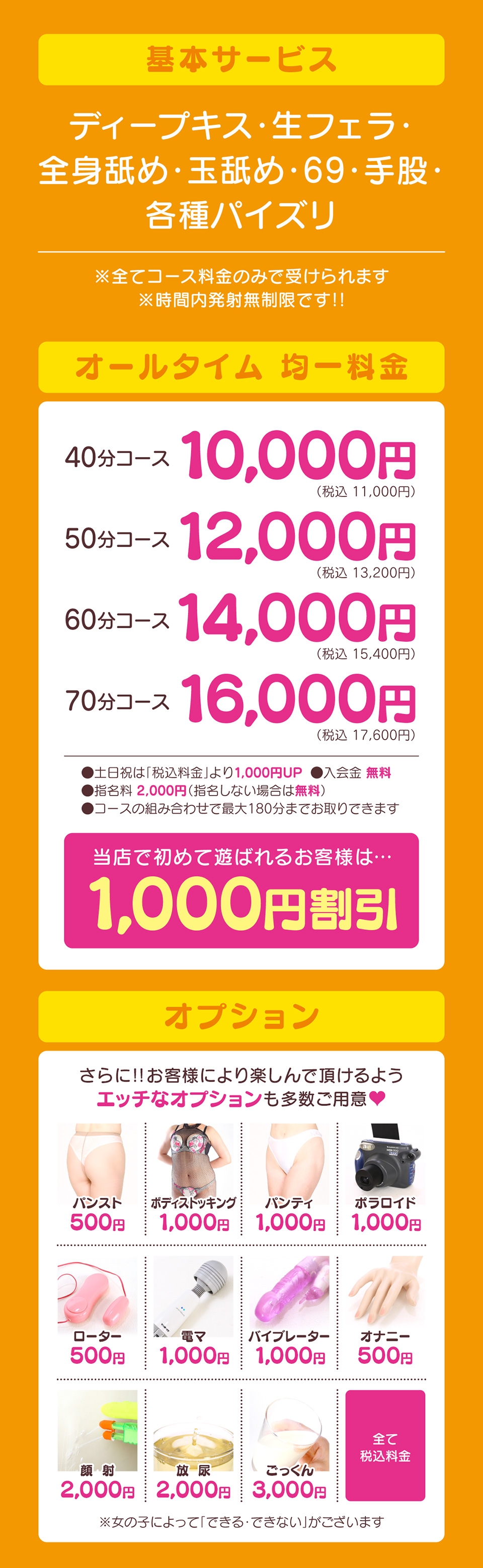 ぷっちょぽっちょボーイング（札幌ハレ系）＿料金システム3