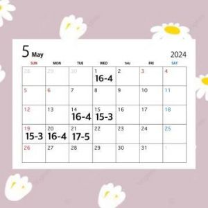 5月のシフト<img class="emojione" alt="🌼" title=":blossom:" src="https://fuzoku.jp/assets/img/emojione/1f33c.png"/>