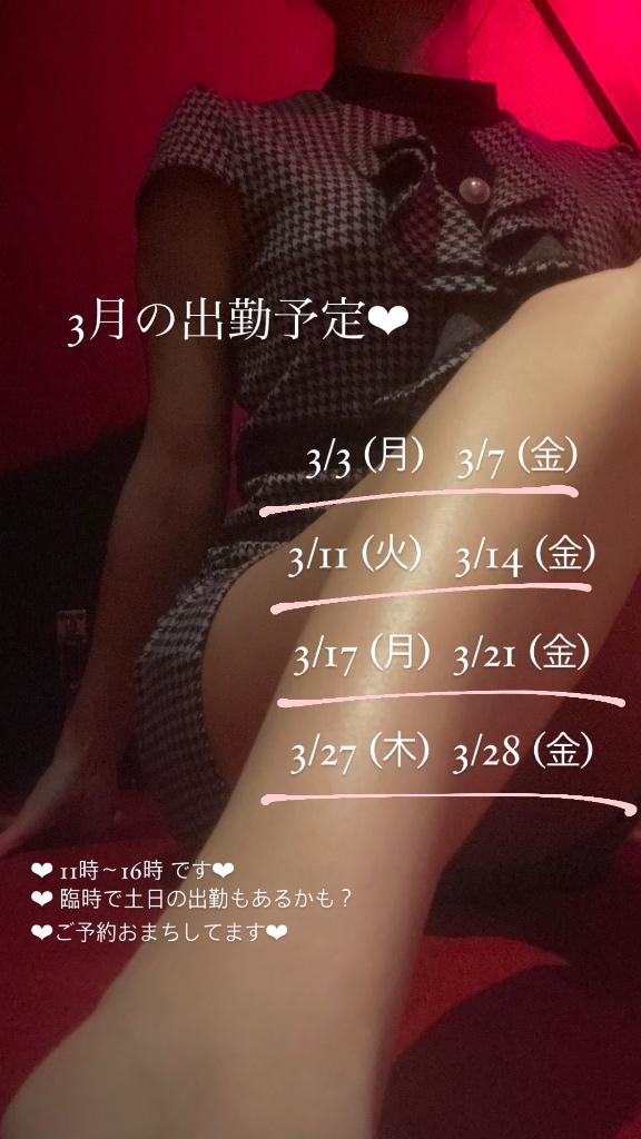 3月の予定