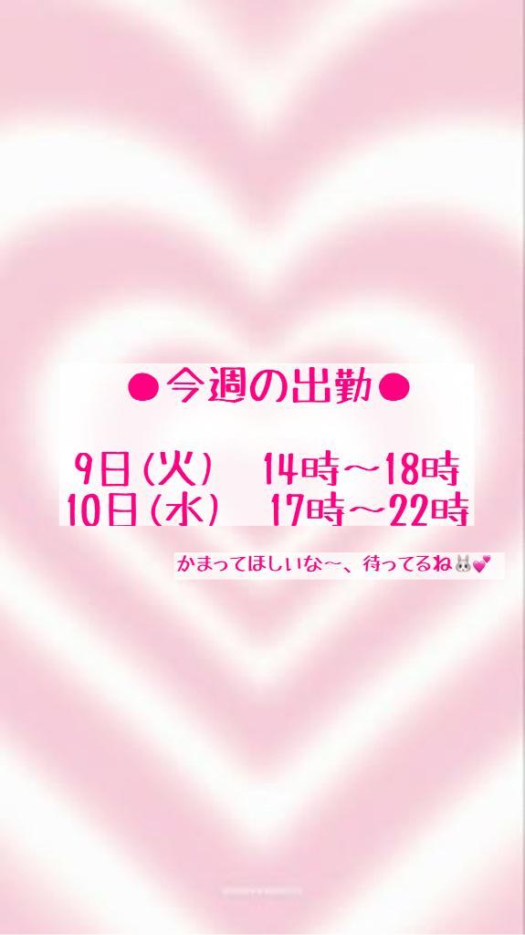 今週の予定♡