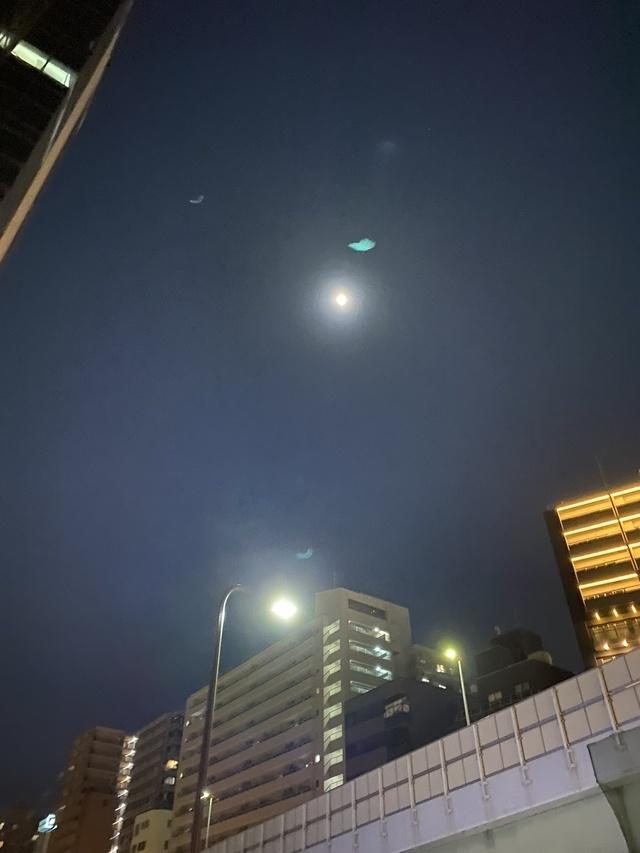 今日は満月