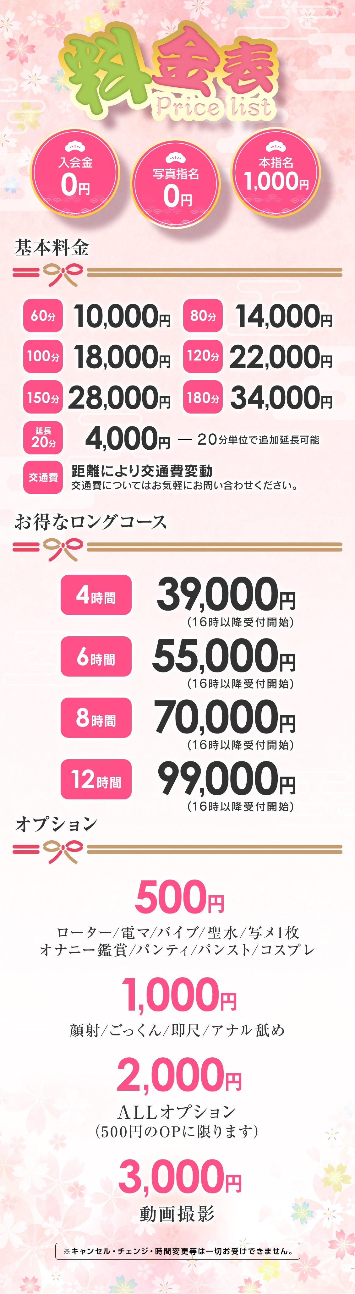 ぽっちゃり巨乳素人専門店渋谷ちゃんこ＿料金システム1