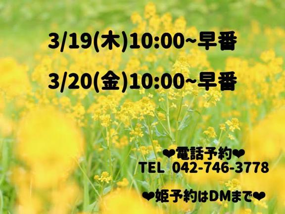 予定❤︎