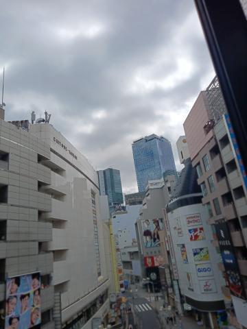 晴れだけど曇りの渋谷