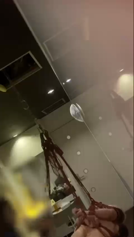 緊縛（吊り）練習