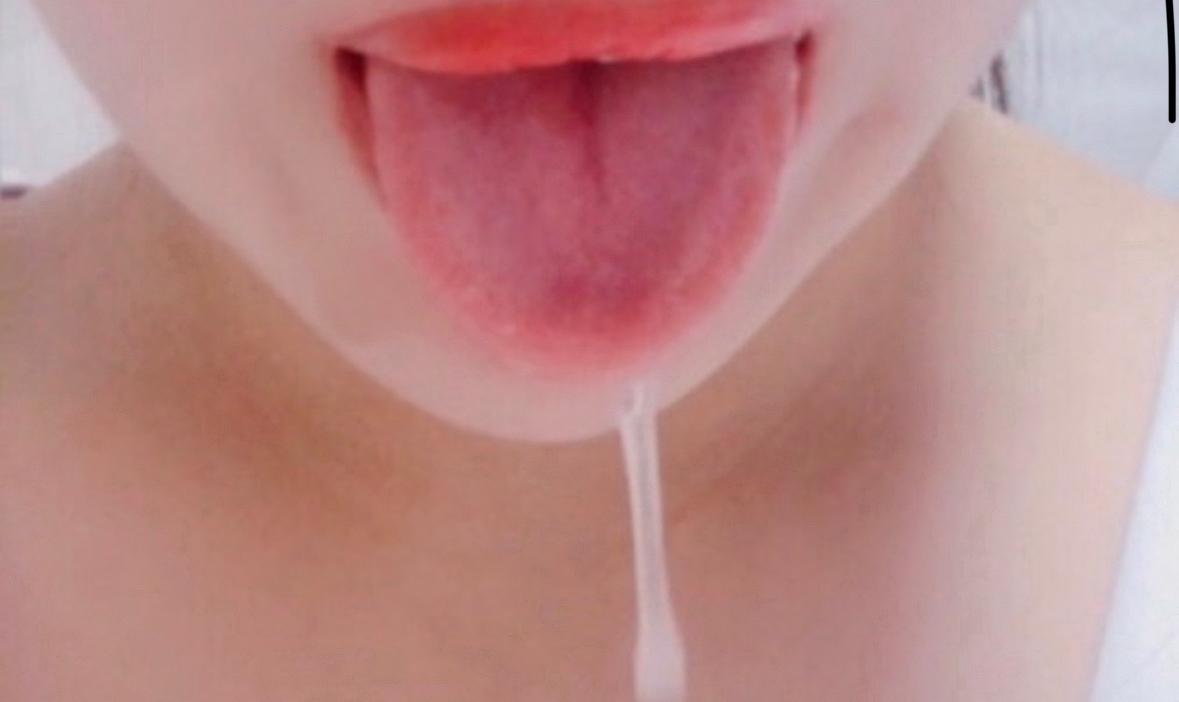 唾液を浴びせられ我慢できずに