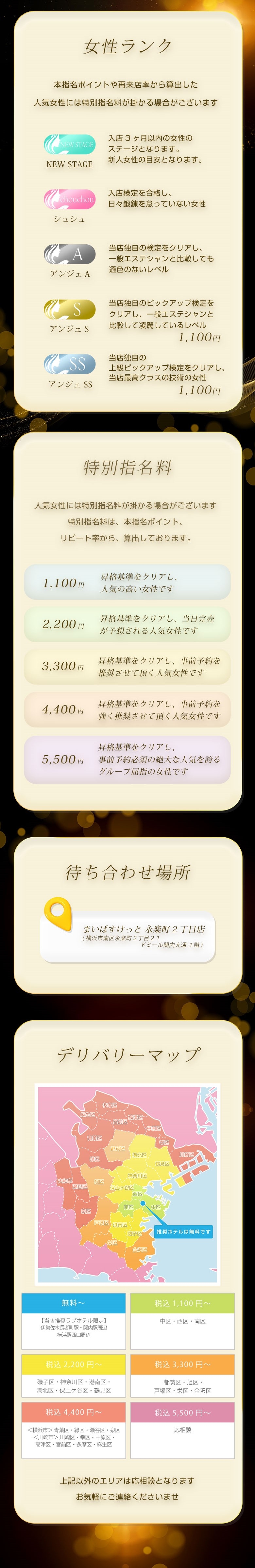 横浜回春性感マッサージ倶楽部＿料金システム2