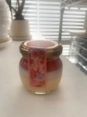 桜のプリン