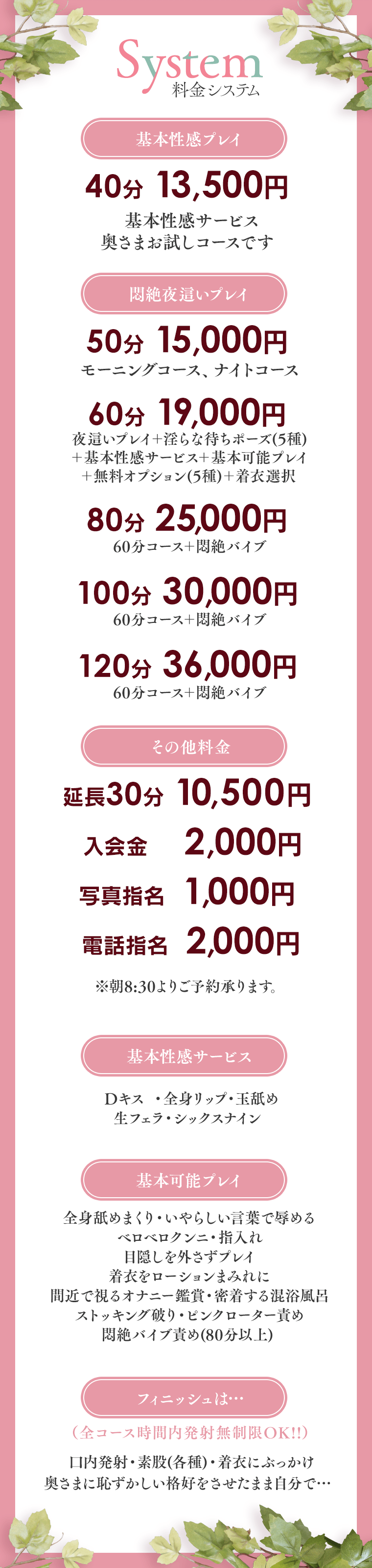 人妻ちゃんねる＿料金システム1