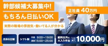 元町奥様の男性高収入求人