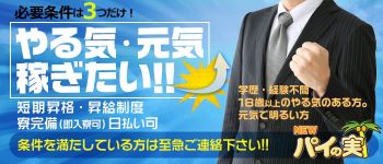 NEW パイの実 南店の男性高収入求人