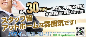 ハワイの男性高収入求人