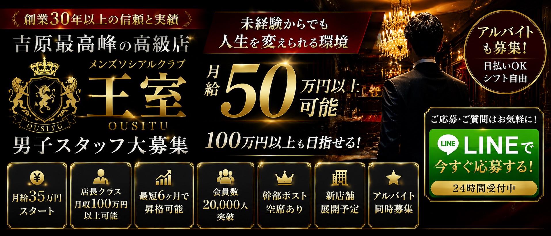 メンズソシアルクラブ王室