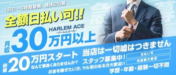 HARLEM ACE(ハーレムエース)の男性高収入求人