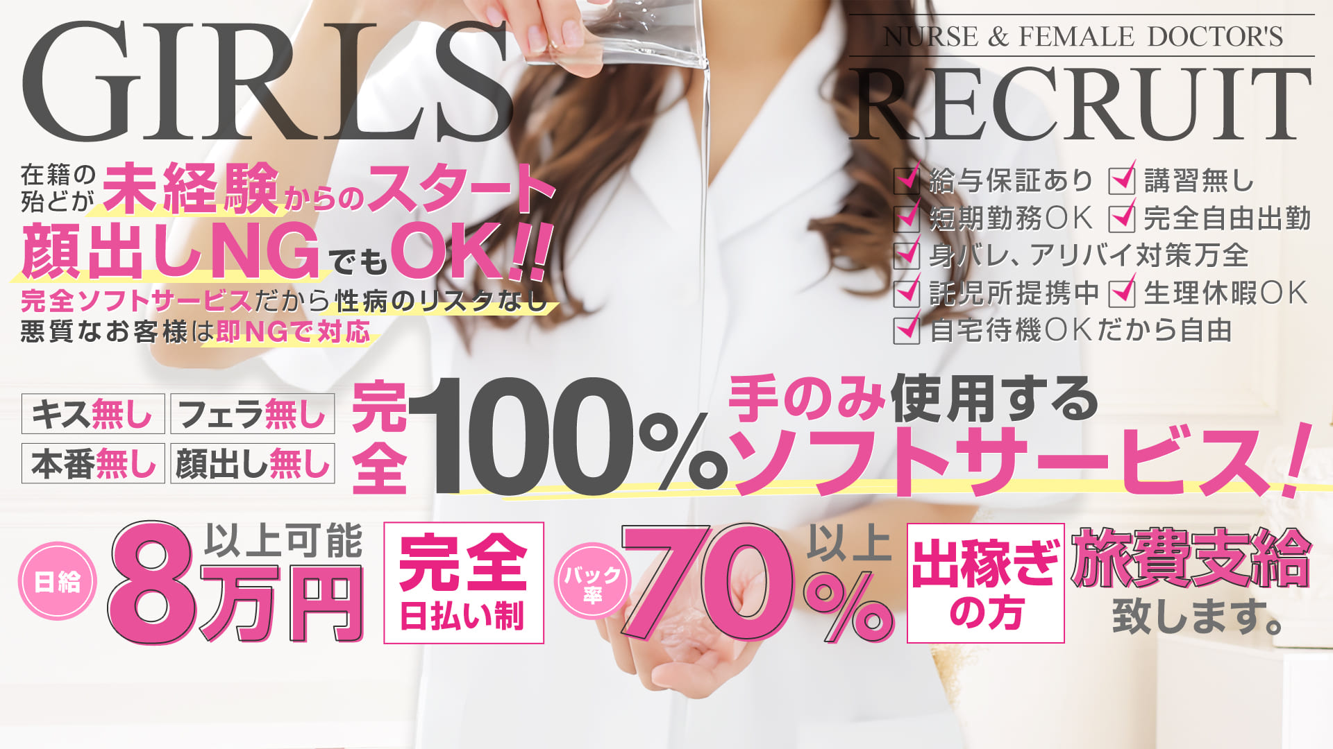 ナースと女医の出張マッサージの求人画像