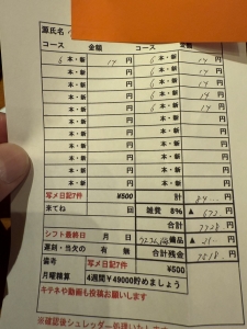 1月13日(火)本日出勤のキャストさんのお給料紹介とキャストさん募集の告知のアイキャッチ画像