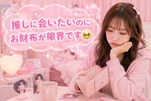 推しに会いたいのにお財布が限界です🥲のアイキャッチ画像