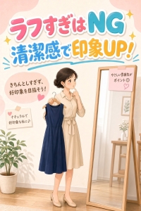 お仕事の服装、何を着ればいい？未経験でも安心のポイント！のアイキャッチ画像