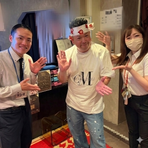 【近日公開】有名YouTuberパーマン2号さんが来店！撮影直後のオフショット大公開📸のアイキャッチ画像