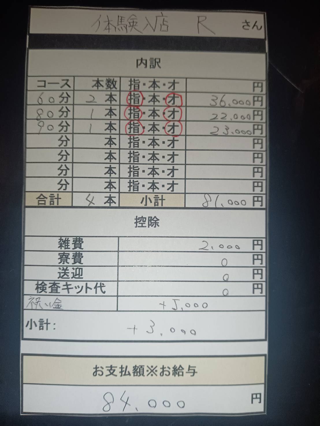 amazingの給与画像3