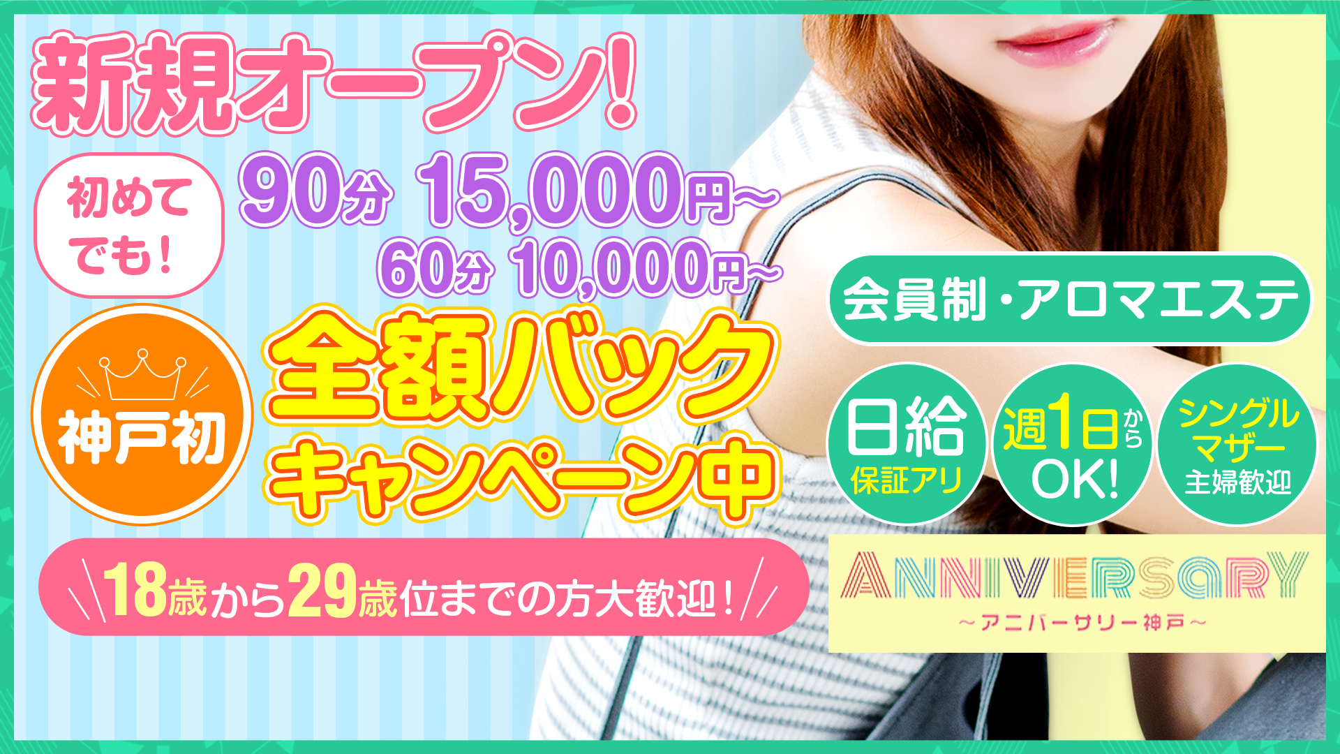 アロマエステ☆ANNIVERSARYの求人画像