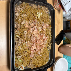 大量の焼きそば完成しました〜🍳♡のアイキャッチ画像