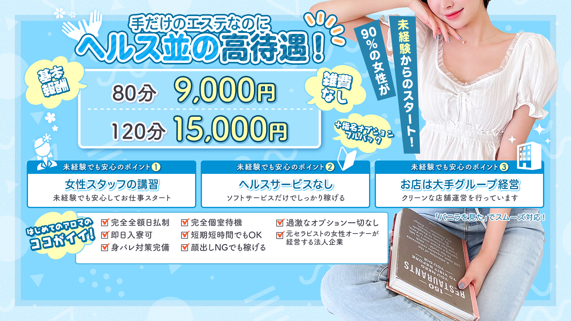 はじめてのアロマの求人画像