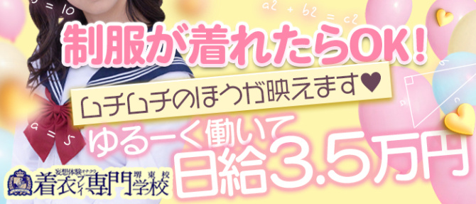 着衣プレイ専門学校 堺東校のぽっちゃり求人画像