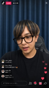 裏側が見れる！？【Tiktokライブ配信始めました✨】のアイキャッチ画像