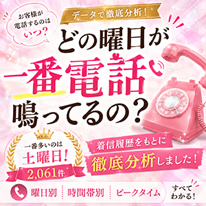 どの曜日が忙しいの🤔？のアイキャッチ画像