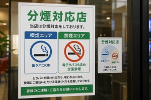 🚬待機所はしっかり分煙対応✨のアイキャッチ画像