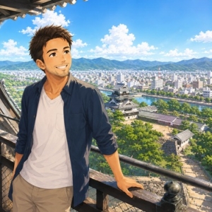 🏯天守閣から広がる絶景！高知城で味わう、お城下の景色を歩いてみませんか😊のアイキャッチ画像