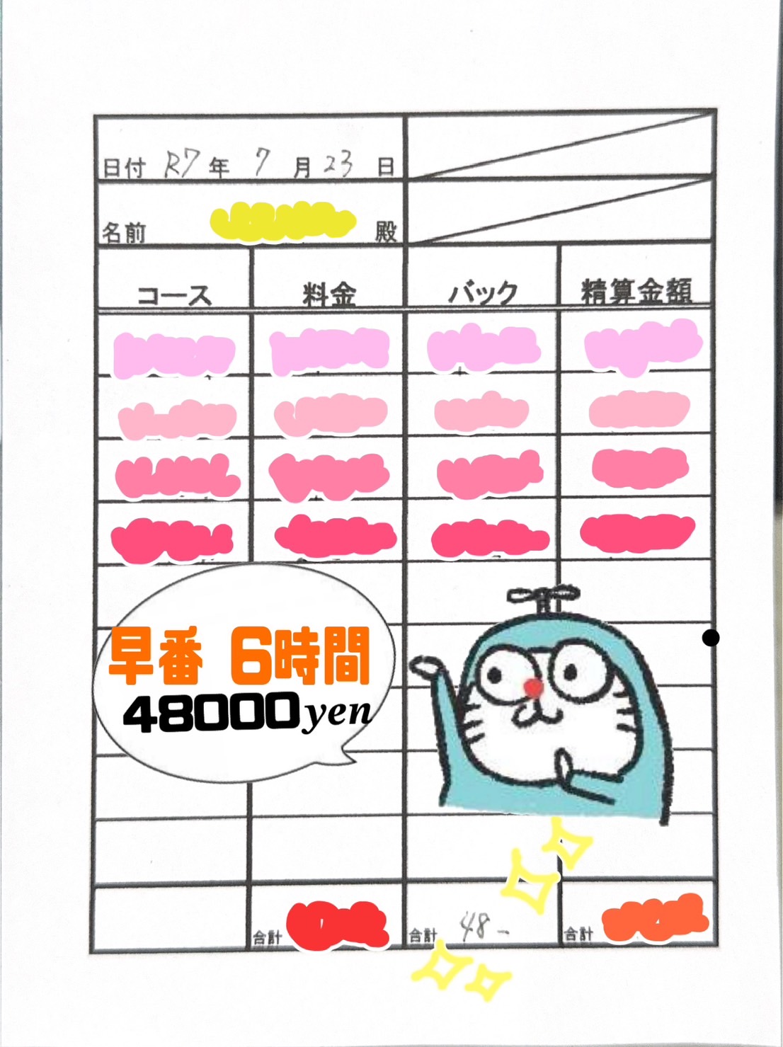 ディーノ～会えるアイドル～の給与画像1