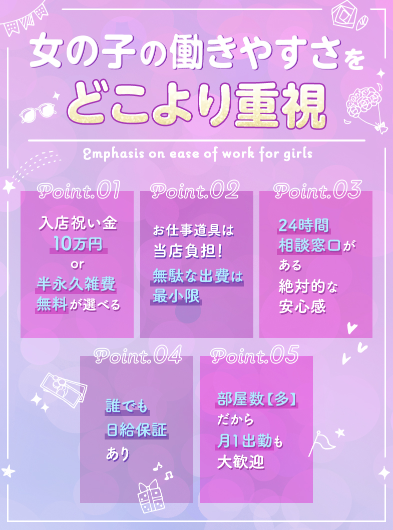 ドMなバニーちゃん小倉店の💖💗POINT紹介💗💖