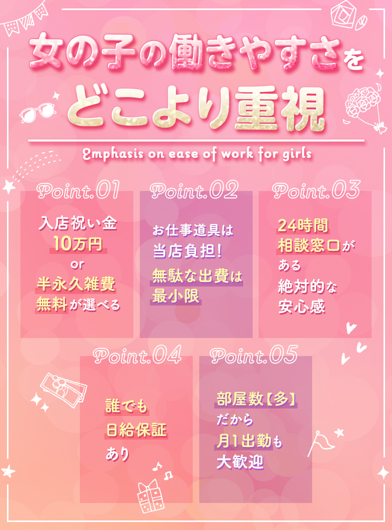 ドMなバニーちゃん小倉店の💖💗POINT紹介💗💖