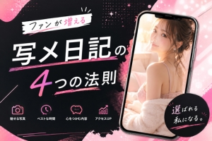 【超！有料級】「人気嬢」の秘密 ―― アクセスを最大化する写メ日記の戦略のアイキャッチ画像