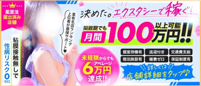 ECSTASY〜極上の快楽エステ〜のぽっちゃり求人画像