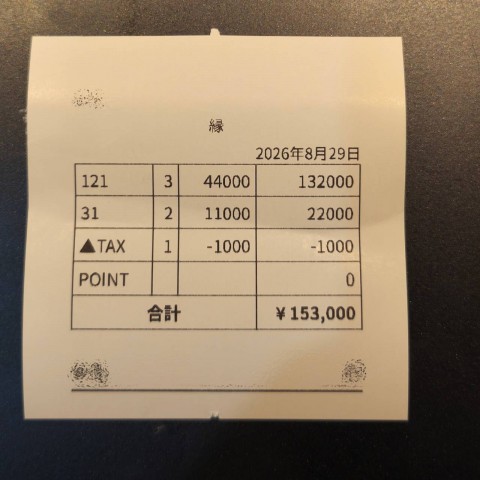 8月29日のリアルなお給料明細
