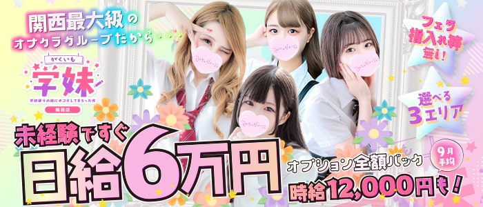 学校帰りの妹に手ｺｷしてもらった件梅田の求人画像