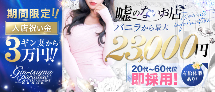 ギン妻パラダイスグループ(ミナミエリア)の体験入店求人画像