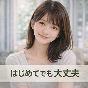 はじめてでも大丈夫のアイキャッチ画像