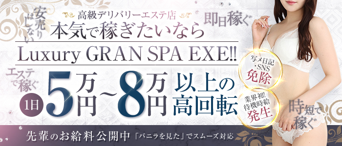 Luxury GRAN SPA EXEの求人画像