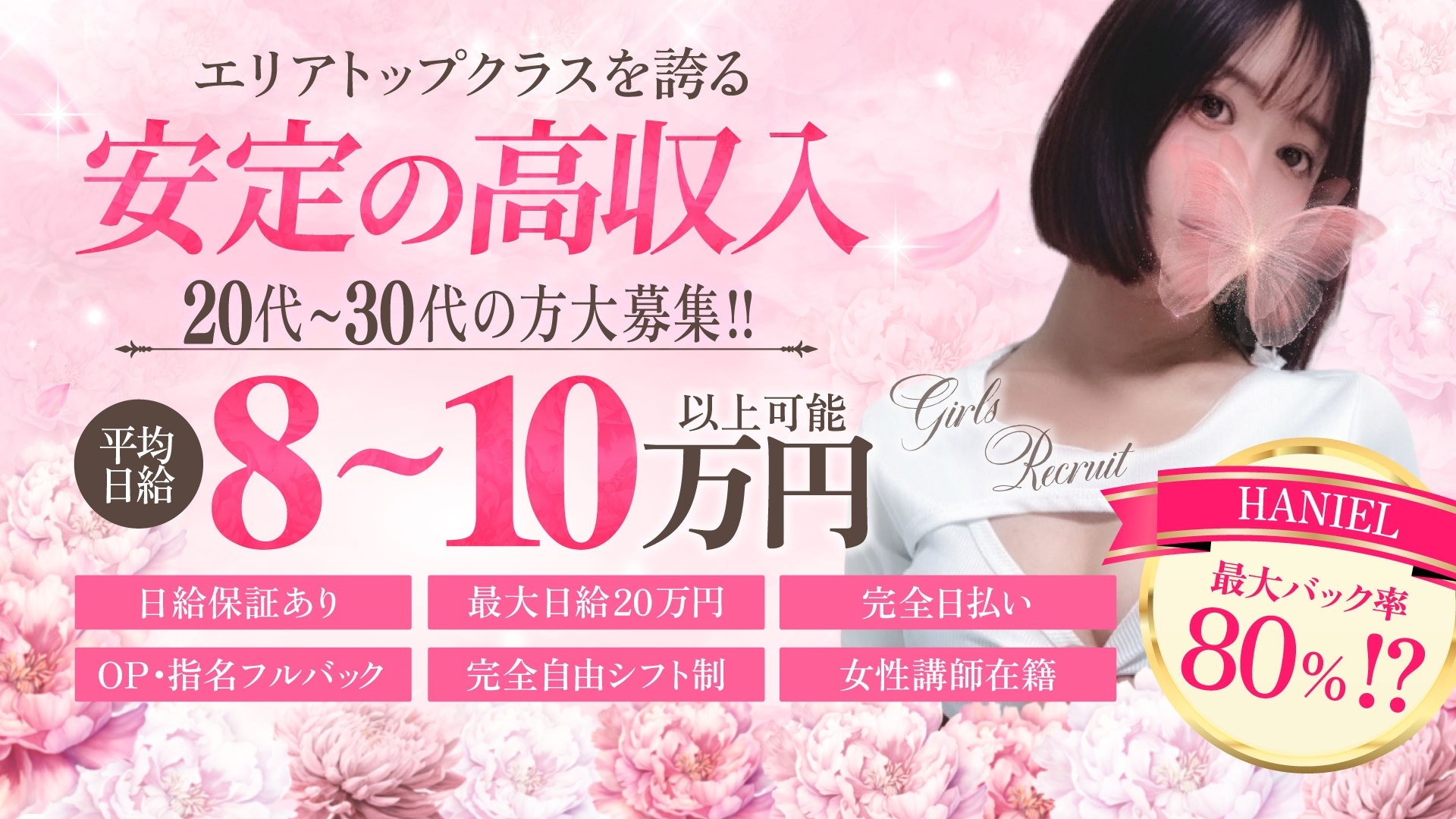 名古屋・栄メンズエステ～HANIEL～の求人画像