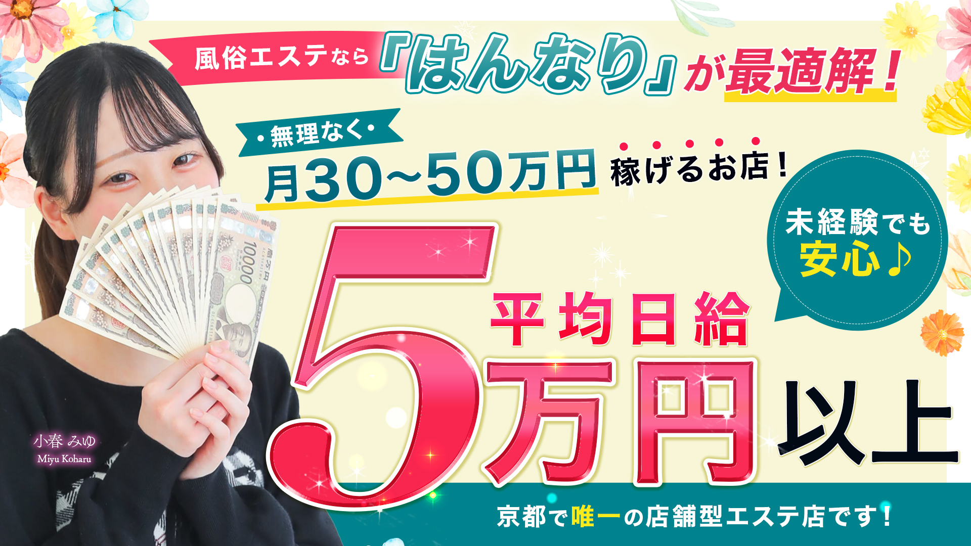 プルプル京都性感エステ はんなりの求人画像