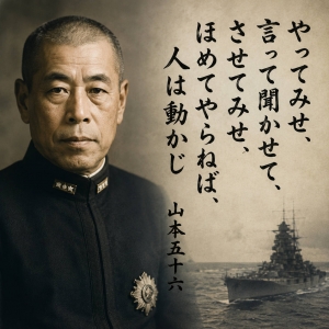 人は命令では動かない～山本五十六に学ぶ、本物のリーダーの育て方のアイキャッチ画像