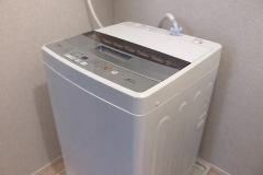 洗濯機を完備